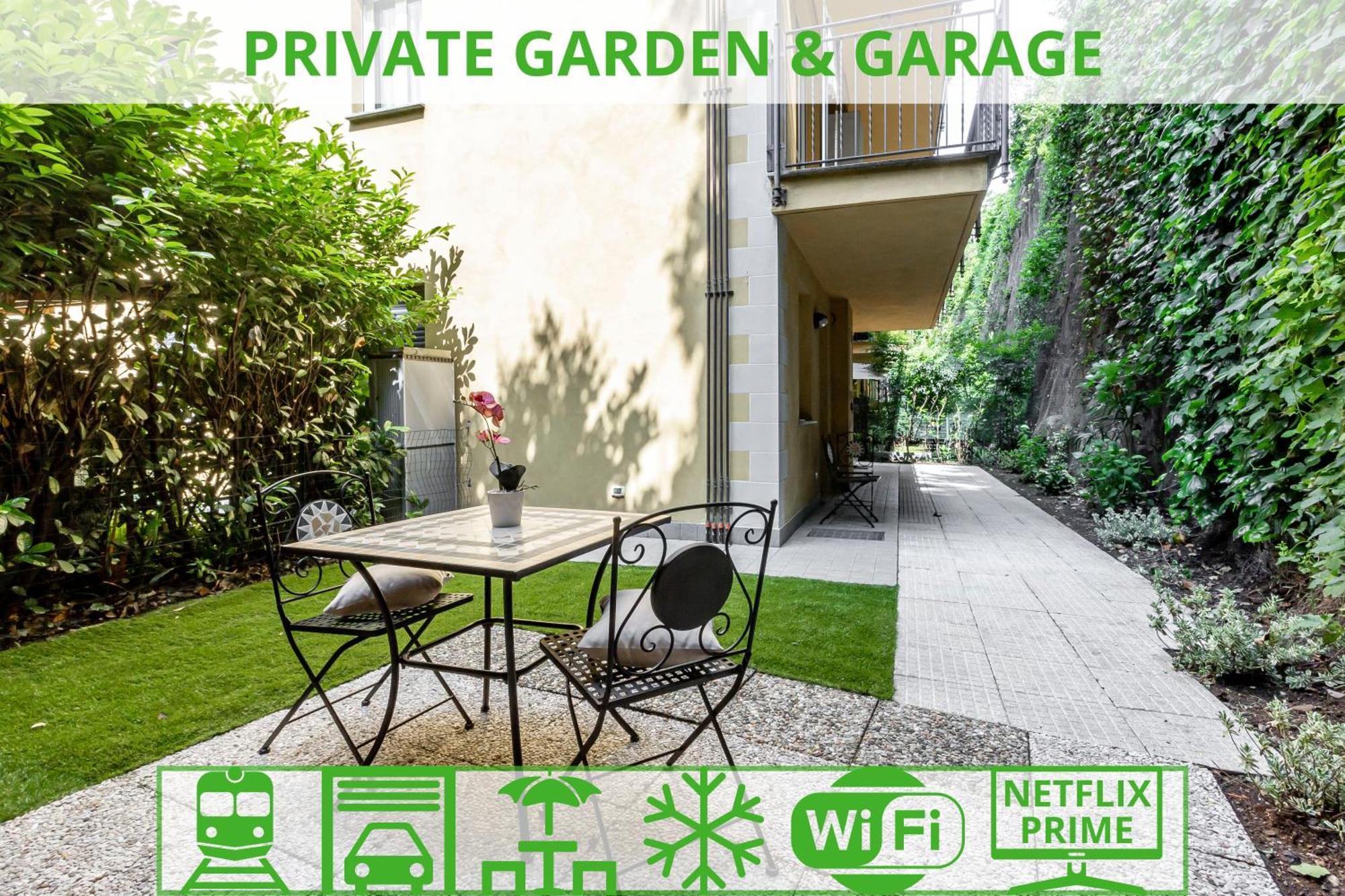 Apartament Private Garden & Garage - Self Check-In & Remote Access Como Zewnętrze zdjęcie